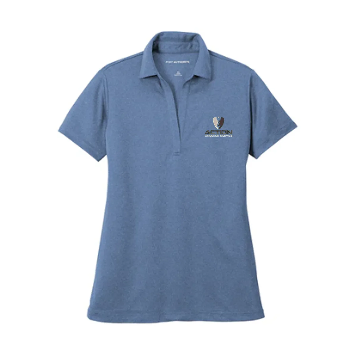 Port Authority Ladies Heathered Silk Touch Performance Polo Port Authority