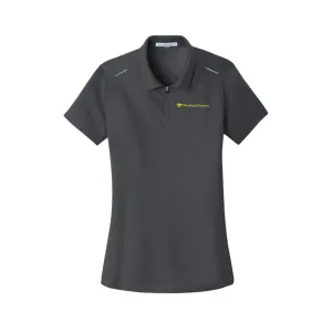 Port Authority Ladies Pinpoint Mesh Zip Polo Port Authority