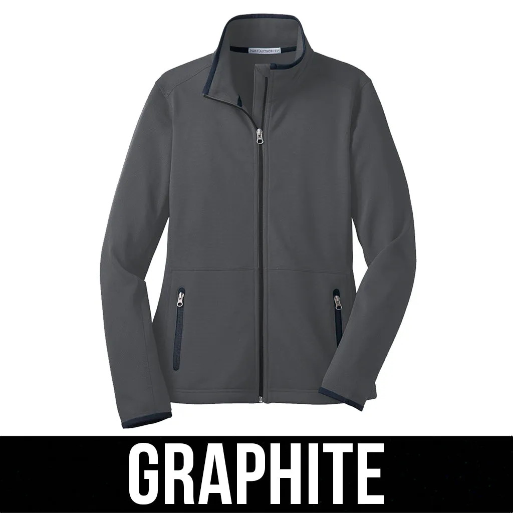 Port Authority Ladies Pique Fleece Jacket Port Authority