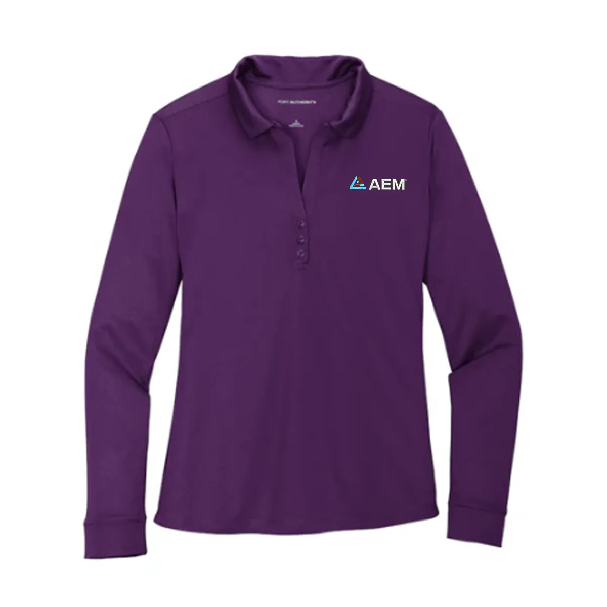 #Port Authority Ladies Silk Touch Performance Long Sleeve Polo Port Authority