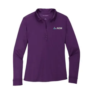 #Port Authority Ladies Silk Touch Performance Long Sleeve Polo Port Authority