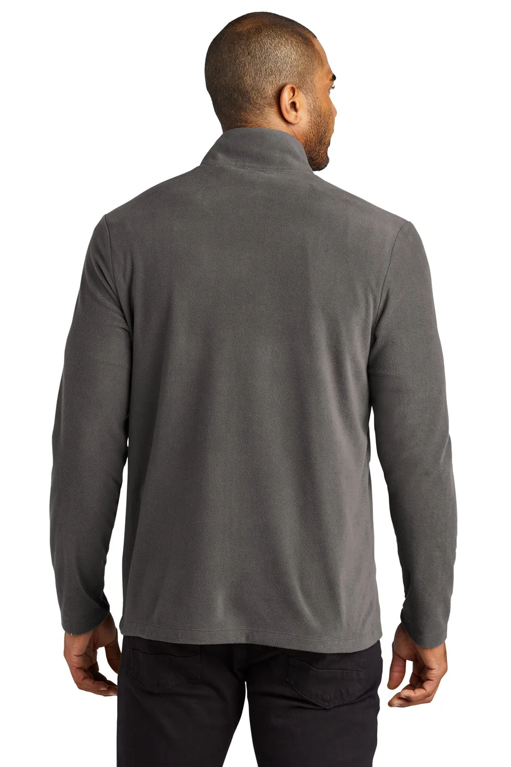 Port Authority Mens Accord Pill Resistant Microfleece Full Zip Jacket - Pewter Grey  Premium quality Clothing Port-Authority