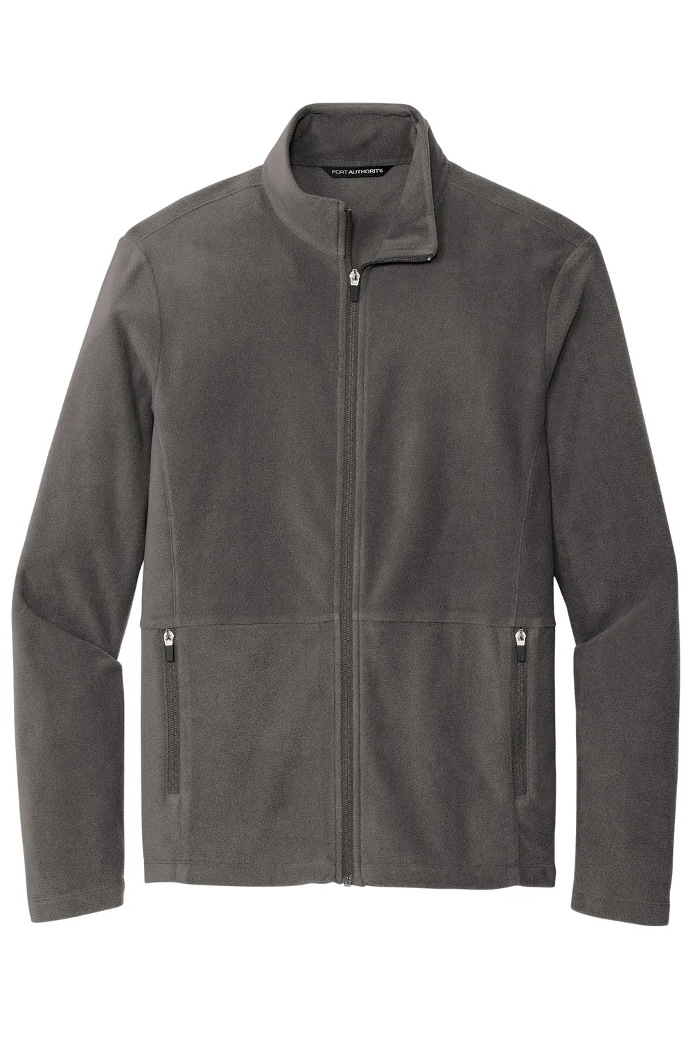 Port Authority Mens Accord Pill Resistant Microfleece Full Zip Jacket - Pewter Grey  Premium quality Clothing Port-Authority