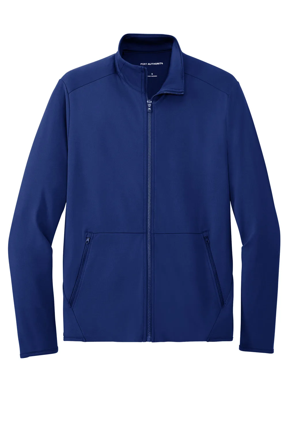 Port Authority Mens Accord Stretch Fleece Moisture Wicking Full Zip Jacket - Royal Blue  Premium quality Clothing Port-Authority