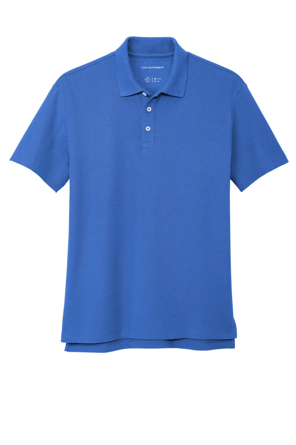 Port Authority Mens C-FREE Pique Short Sleeve Polo Shirt - True Blue  Premium quality Clothing Port-Authority