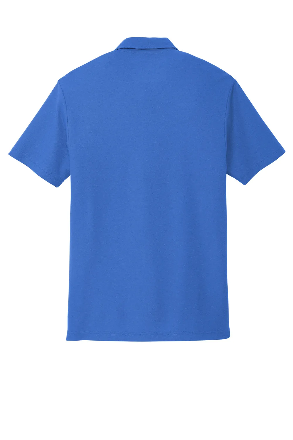 Port Authority Mens C-FREE Pique Short Sleeve Polo Shirt w/ Pocket - True Blue  Premium quality Clothing Port-Authority