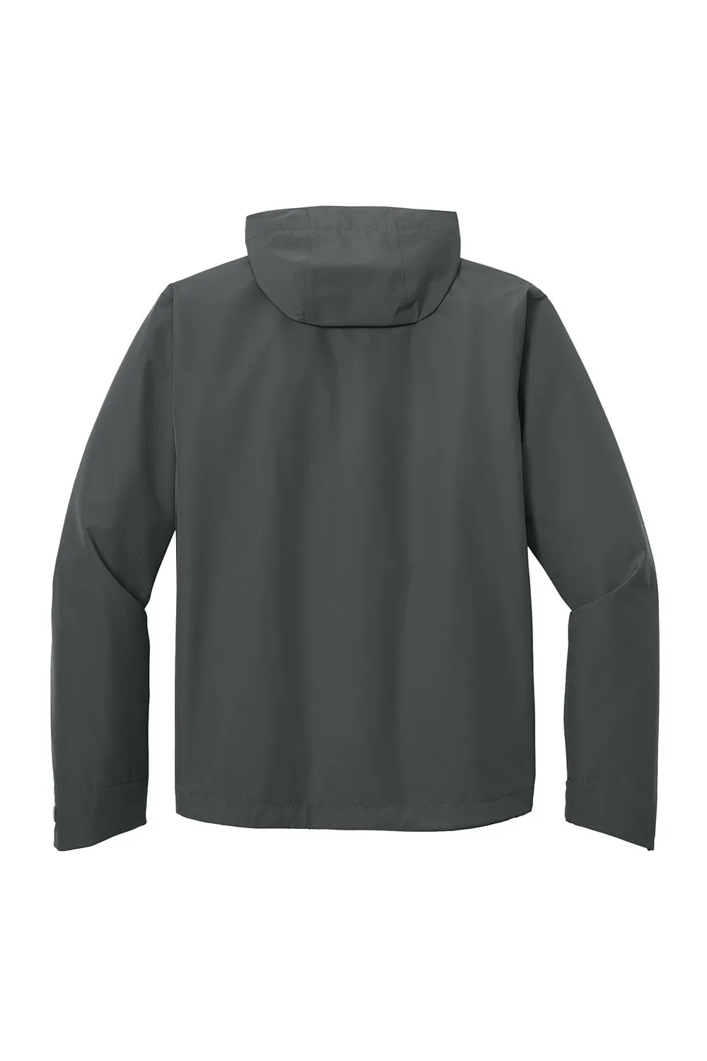 Port Authority Mens C-FREE Water Resistant Full Zip Hooded Rain Jacket - Steel Grey  Premium quality Clothing Port-Authority