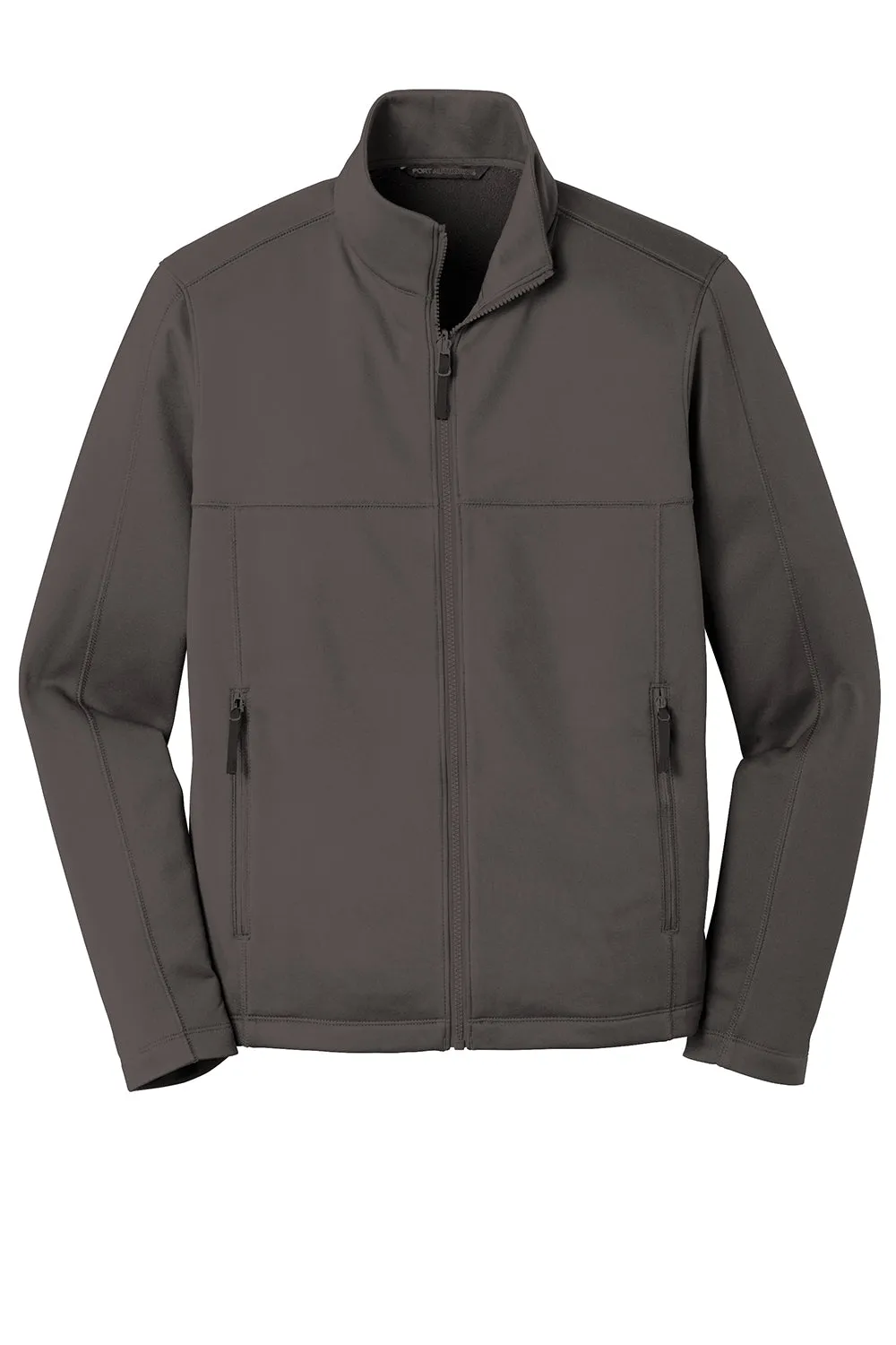 Port Authority Mens Collective Full Zip Smooth Fleece Jacket - Graphite Grey  Premium quality Clothing Port-Authority