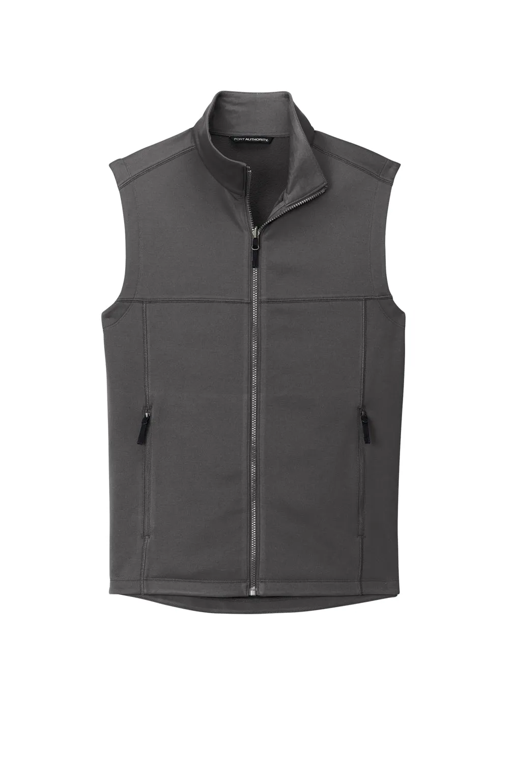Port Authority Mens Collective Smooth Fleece Full Zip Vest - Graphite Grey  Premium quality Clothing Port-Authority