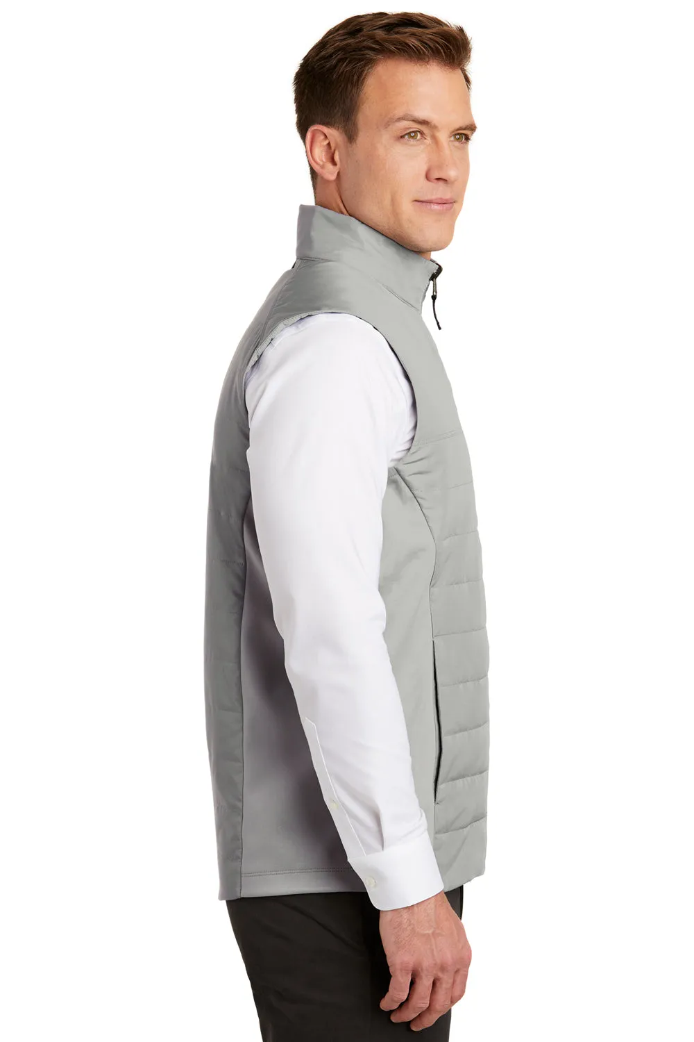 Port Authority Mens Collective Wind & Water Resistant Full Zip Vest - Gusty Grey  Premium quality Clothing Port-Authority