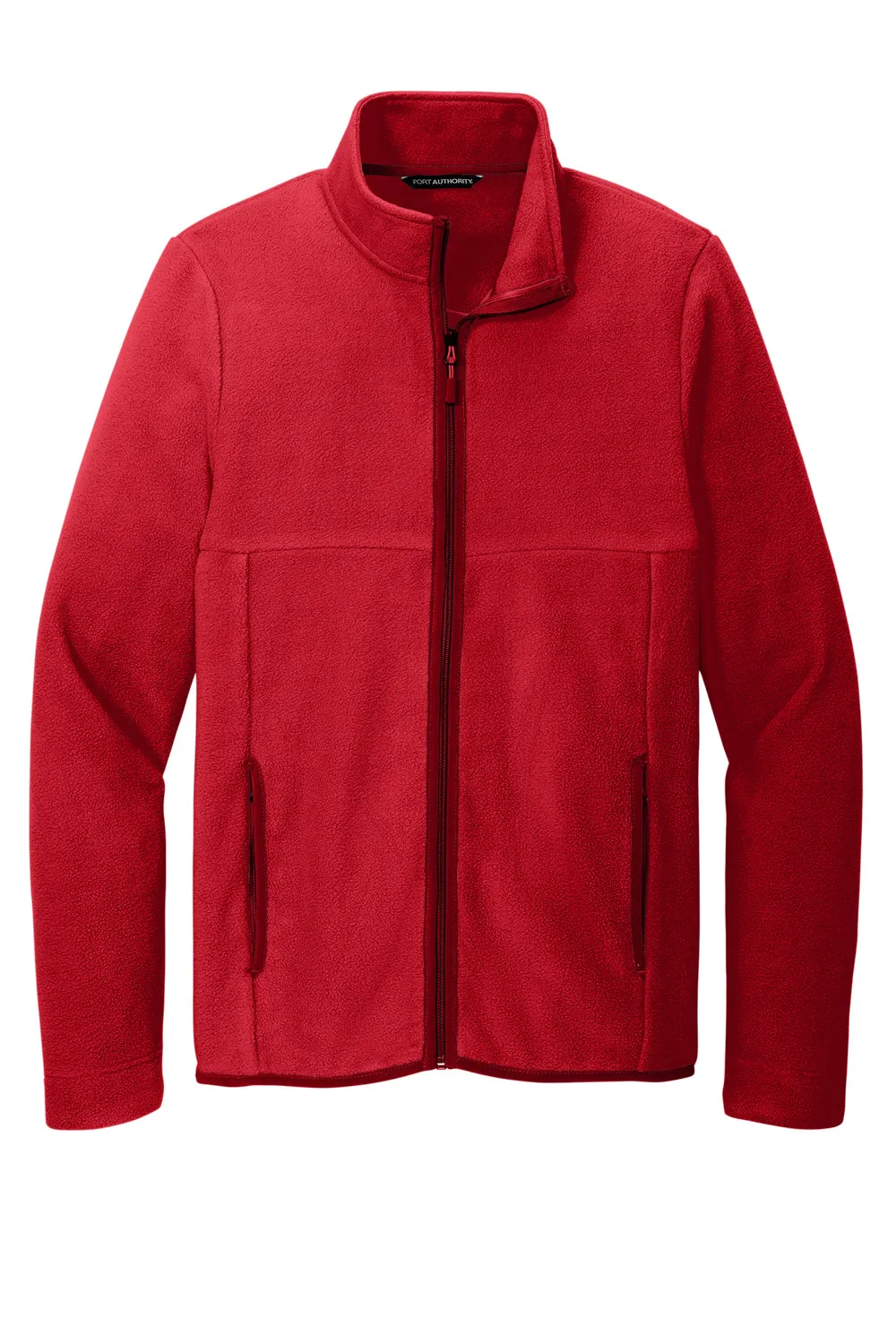 Port Authority Mens Connection Pill Resistant Fleece Full Zip Jacket - Rich Red  Premium quality Clothing Port-Authority