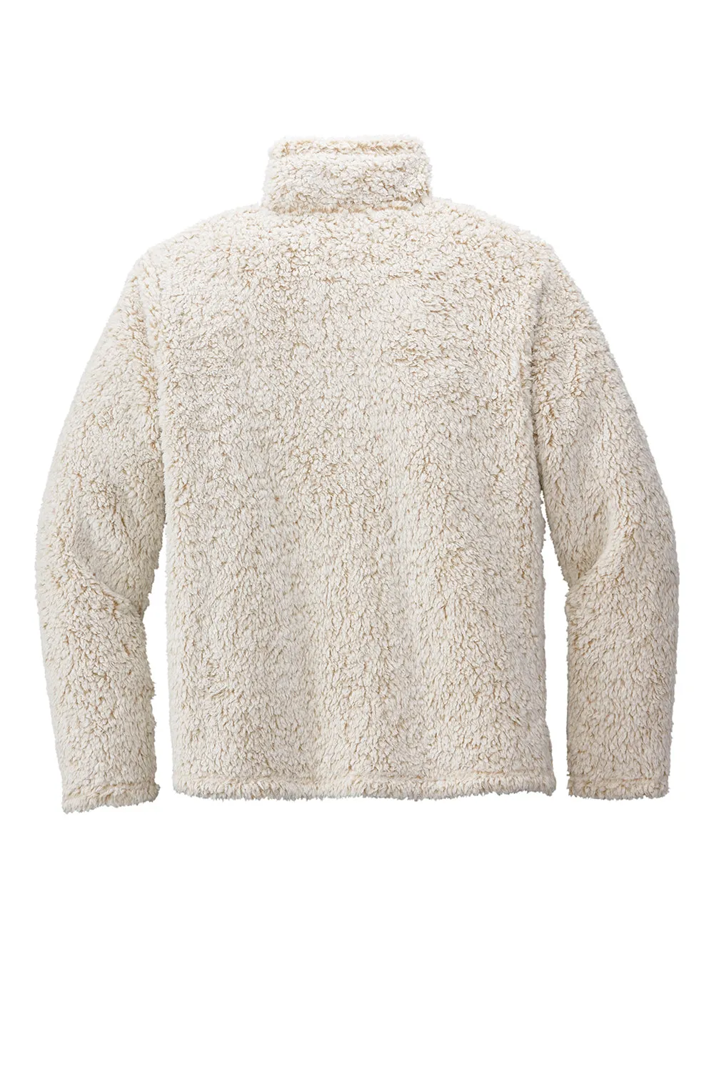 Port Authority Mens Cozy Sherpa Fleece 1/4 Zip Jacket - Heather Oatmeal  Premium quality Clothing Port-Authority