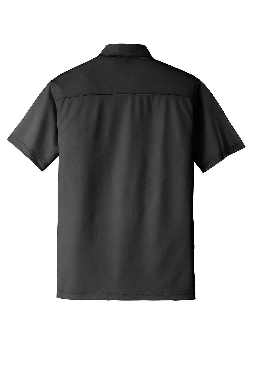 Port Authority Mens Dimension Moisture Wicking Short Sleeve Polo Shirt - Black - Closeout  Premium quality Clothing Port-Authority