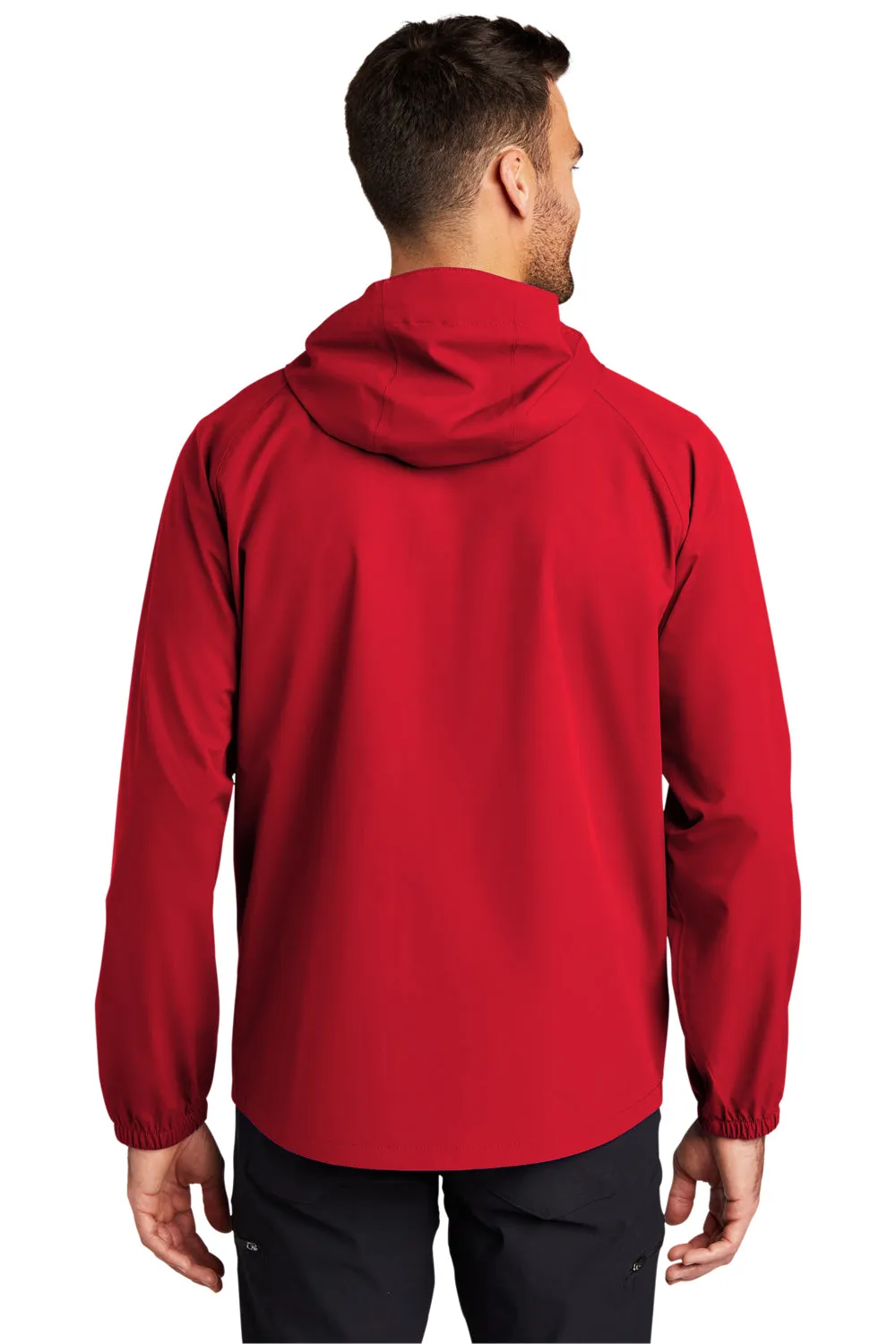 Port Authority Mens Essential Waterproof Full Zip Hooded Rain Jacket - Deep Red  Premium quality Clothing Port-Authority