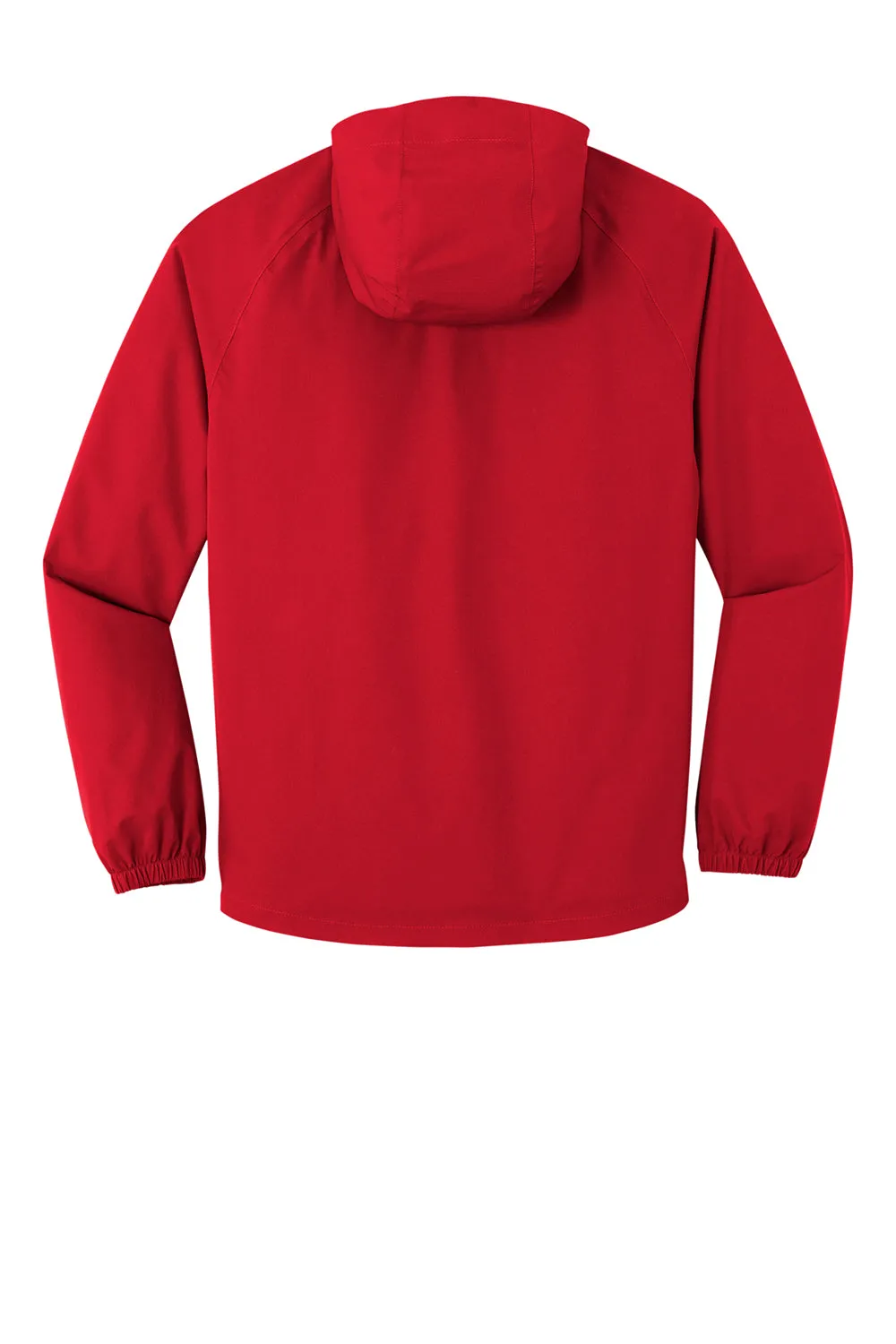 Port Authority Mens Essential Waterproof Full Zip Hooded Rain Jacket - Deep Red  Premium quality Clothing Port-Authority