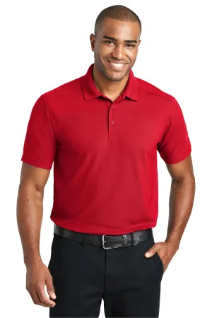 Port Authority Mens EZPerformance Moisture Wicking Short Sleeve Polo Shirt - Apple Red  Premium quality Clothing Port-Authority