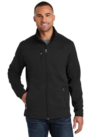 Port Authority Mens Full Zip Fleece Jacket - Black  Premium quality Clothing Port-Authority
