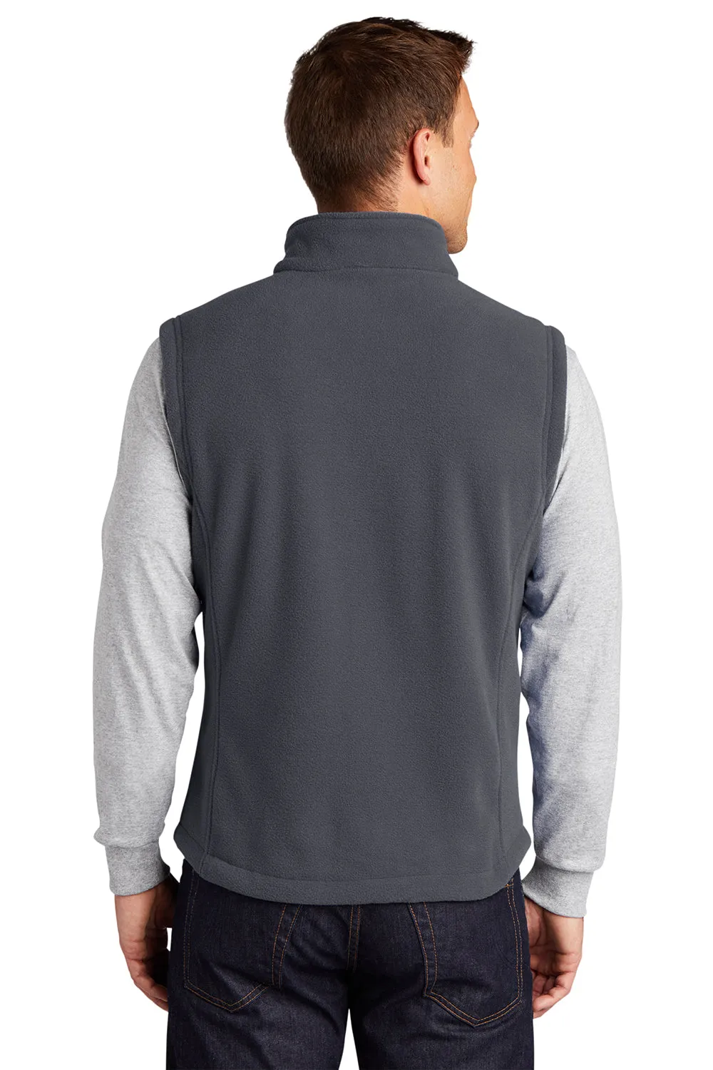 Port Authority Mens Full Zip Fleece Vest - Iron Grey  Premium quality Clothing Port-Authority