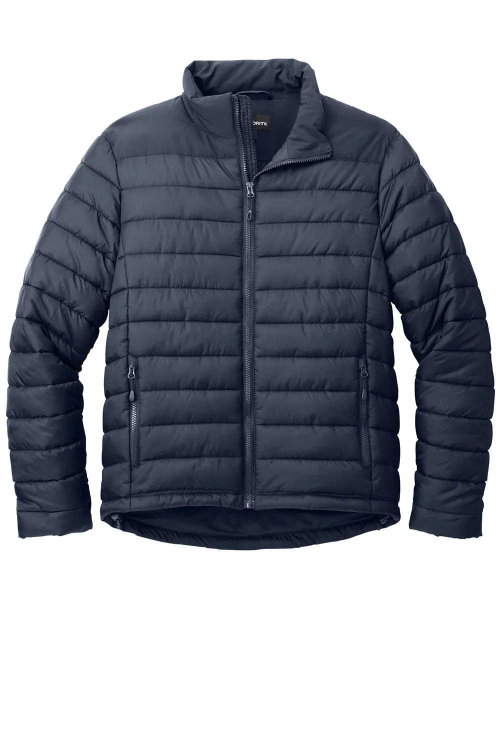 Port Authority Mens Horizon Water Resistant Full Zip Puffy Jacket - Dress Navy Blue  Premium quality Clothing Port-Authority