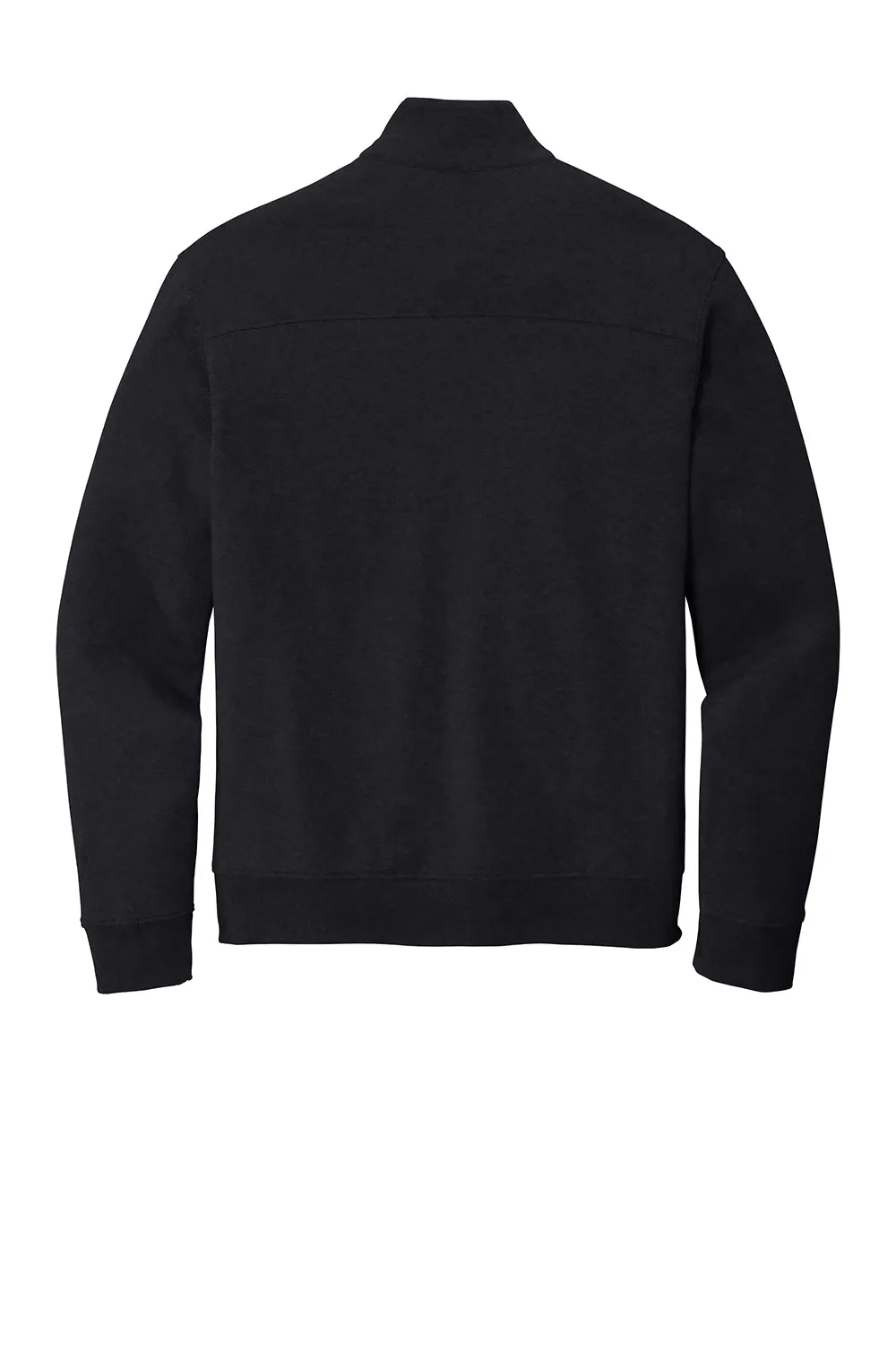 Port Authority Mens Interlock Full Zip Jacket - Deep Black/Heather Charcoal Grey  Premium quality Clothing Port-Authority