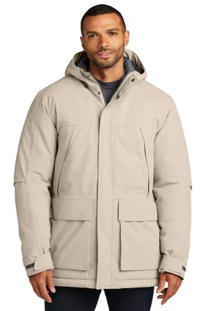 Port Authority Mens Latitude Windproof & Waterproof Full Zip Hooded Parka - Sahara  Premium quality Clothing Port-Authority