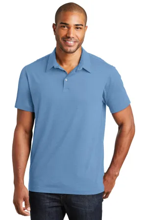 Port Authority Mens Meridian Short Sleeve Polo Shirt - Blue Skies - Closeout  Premium quality Clothing Port-Authority