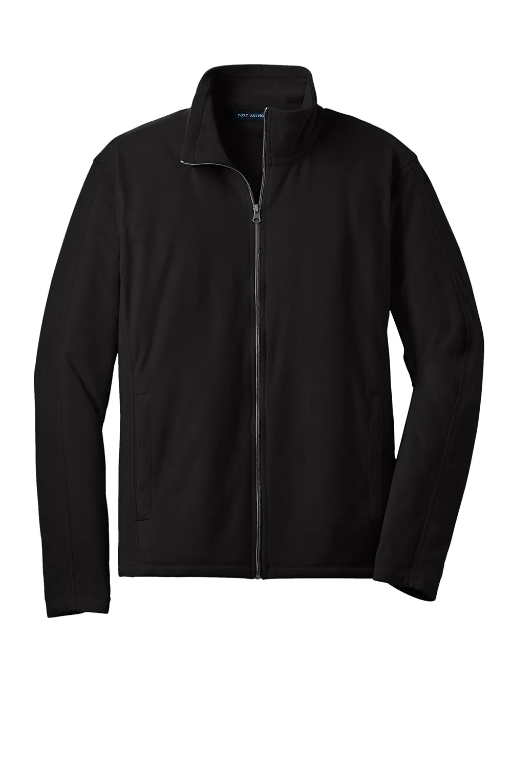 Port Authority Mens Microfleece Pill Resistant Full Zip Jacket - Black  Premium quality Clothing Port-Authority
