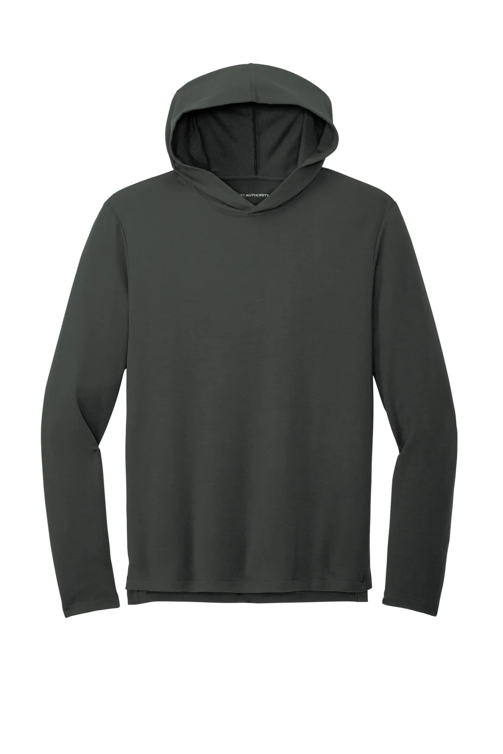 Port Authority Mens Microterry Snag Resistant Hooded Sweatshirt Hoodie - Charcoal Grey  Premium quality Clothing Port-Authority