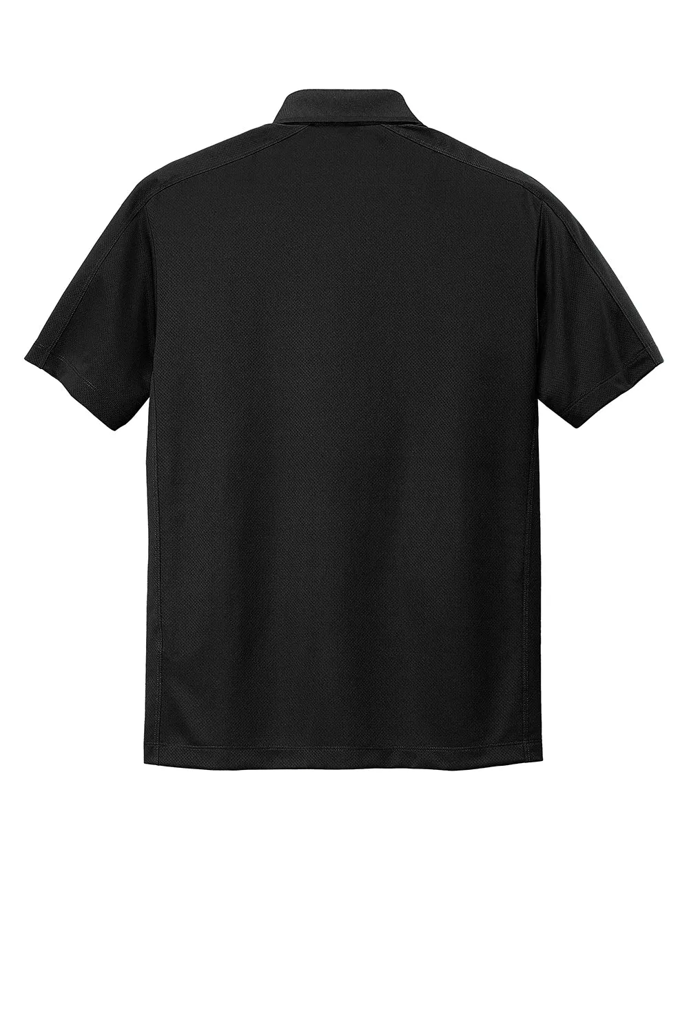 Port Authority Mens Moisture Wicking Short Sleeve Polo Shirt - Black  Premium quality Clothing Port-Authority