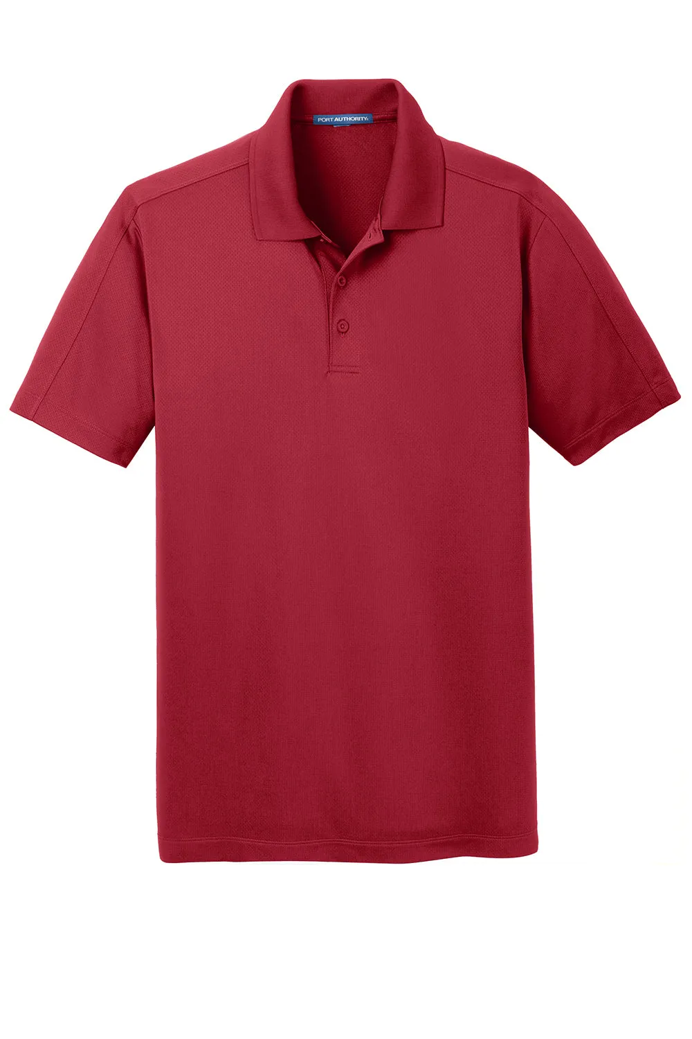 Port Authority Mens Moisture Wicking Short Sleeve Polo Shirt - Rich Red  Premium quality Clothing Port-Authority