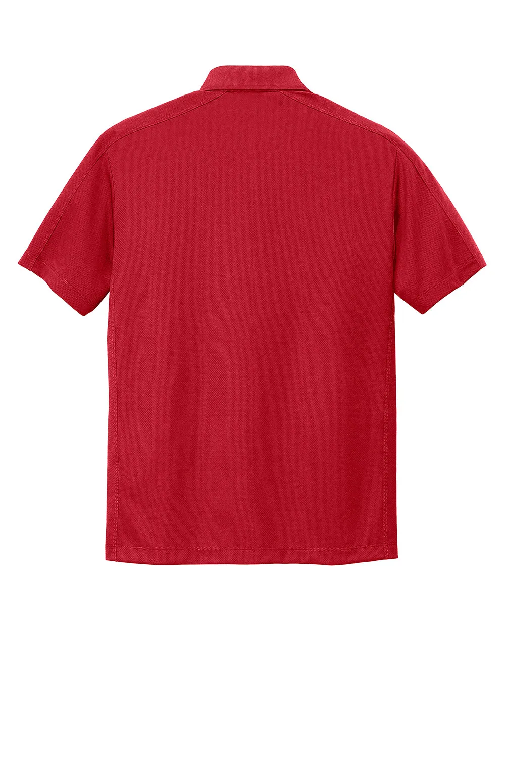 Port Authority Mens Moisture Wicking Short Sleeve Polo Shirt - Rich Red  Premium quality Clothing Port-Authority