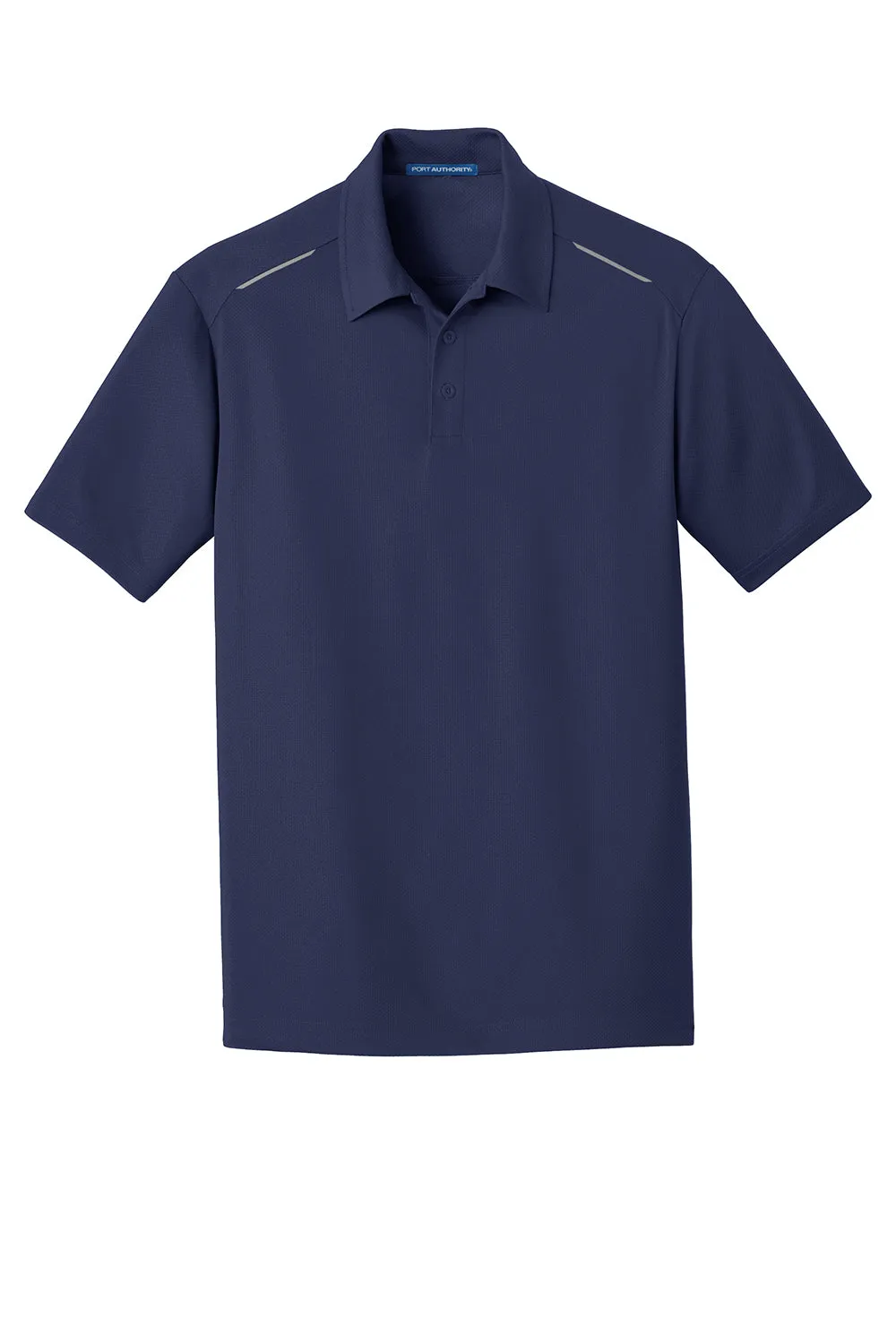 Port Authority Mens Moisture Wicking Short Sleeve Polo Shirt - True Navy Blue  Premium quality Clothing Port-Authority