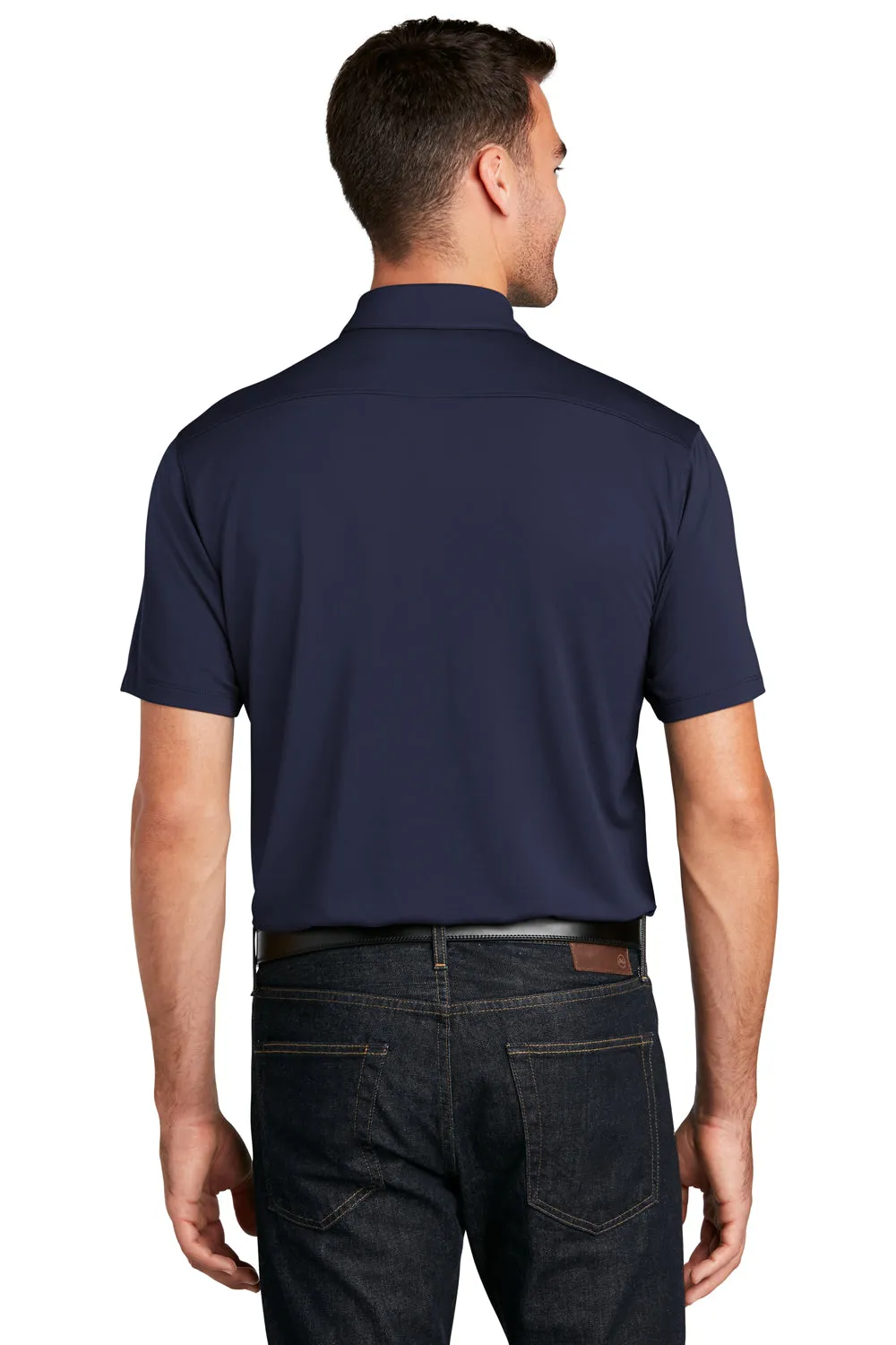 Port Authority Mens Moisture Wicking Short Sleeve Polo Shirt - True Navy Blue  Premium quality Clothing Port-Authority