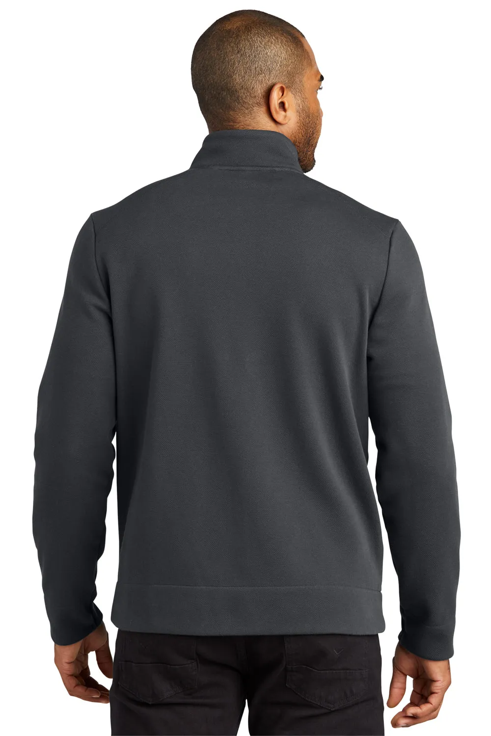 Port Authority Mens Network Fleece Full Zip Jacket - Charcoal Grey  Premium quality Clothing Port-Authority