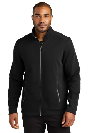 Port Authority Mens Network Fleece Full Zip Jacket - Deep Black  Premium quality Clothing Port-Authority