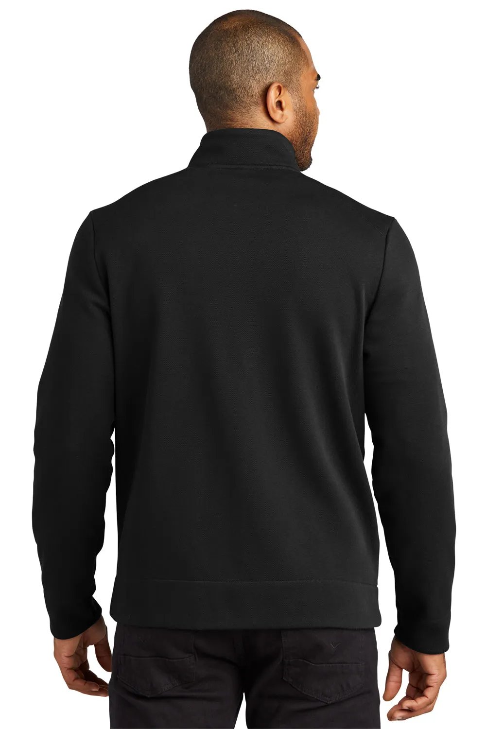 Port Authority Mens Network Fleece Full Zip Jacket - Deep Black  Premium quality Clothing Port-Authority