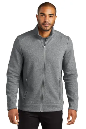 Port Authority Mens Network Fleece Full Zip Jacket - Heather Grey  Premium quality Clothing Port-Authority