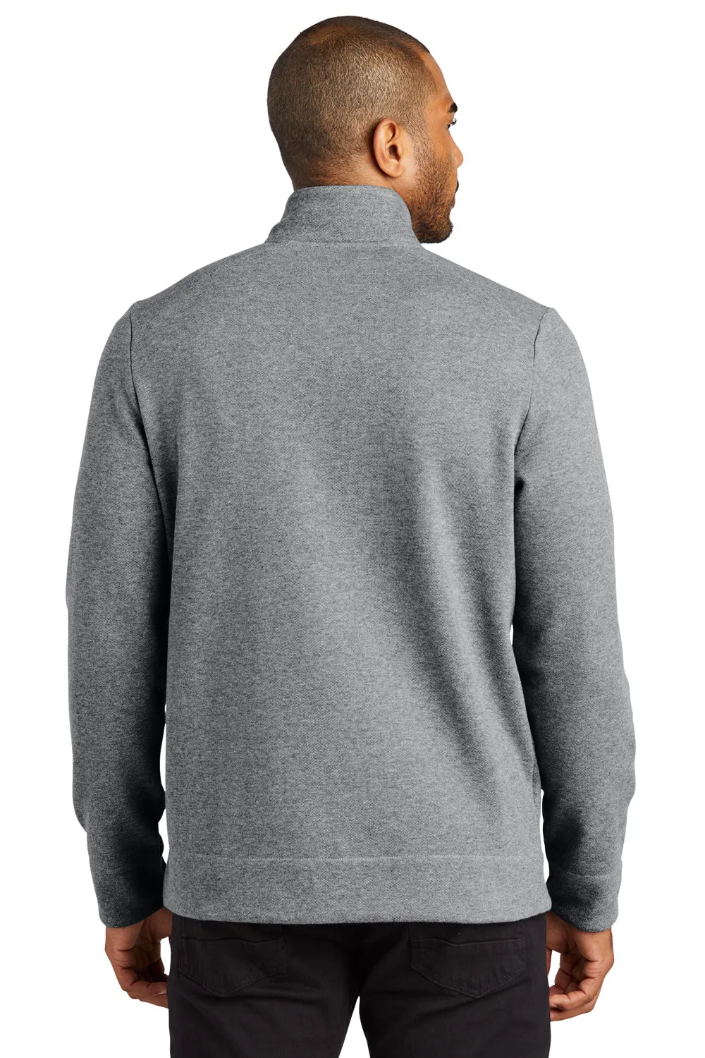 Port Authority Mens Network Fleece Full Zip Jacket - Heather Grey  Premium quality Clothing Port-Authority