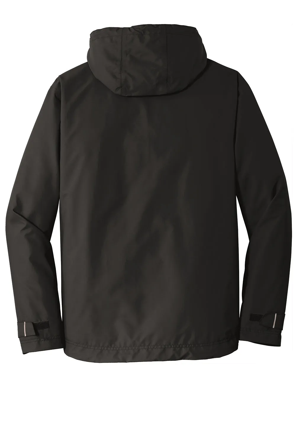 Port Authority Mens Northwest Slicker Waterproof Full Zip Hooded Jacket - Black  Premium quality Clothing Port-Authority