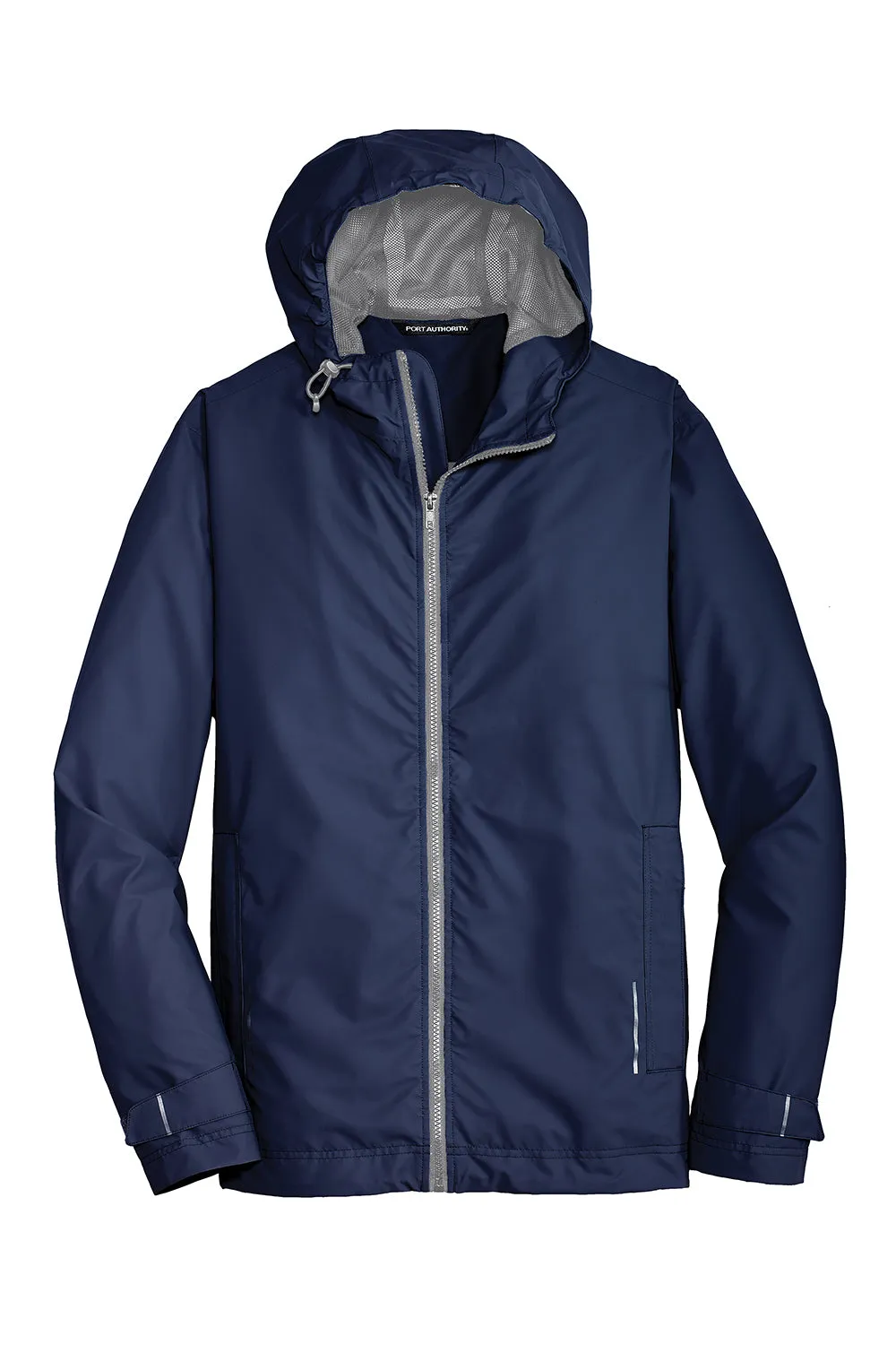 Port Authority Mens Northwest Slicker Waterproof Full Zip Hooded Jacket - Navy Blue  Premium quality Clothing Port-Authority