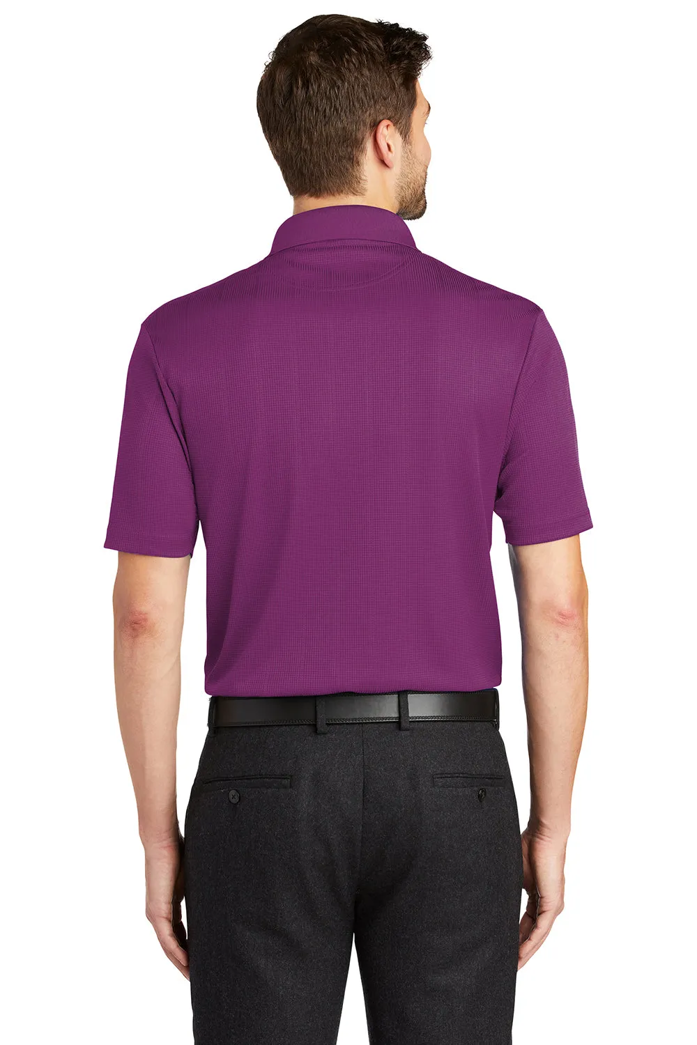 Port Authority Mens Performance Moisture Wicking Short Sleeve Polo Shirt - Violet Purple  Premium quality Clothing Port-Authority