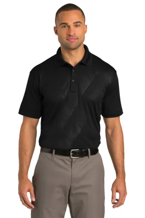 Port Authority Mens Tech Moisture Wicking Short Sleeve Polo Shirt - Black - Closeout  Premium quality Clothing Port-Authority