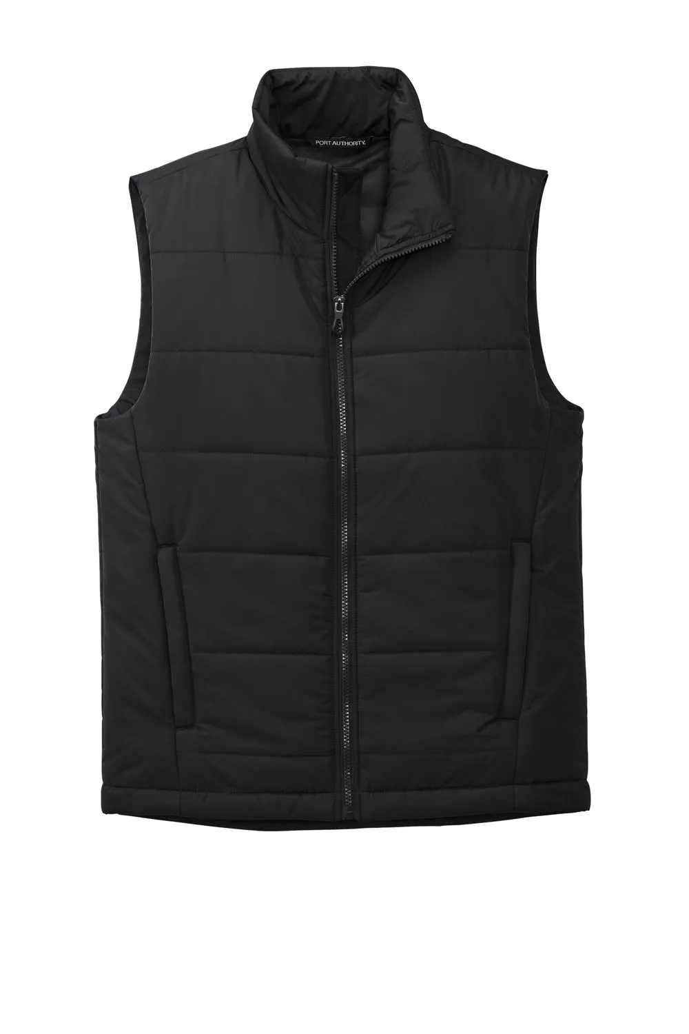 Port Authority Mens Water Resistant Full Zip Puffer Vest - Deep Black  Premium quality Clothing Port-Authority