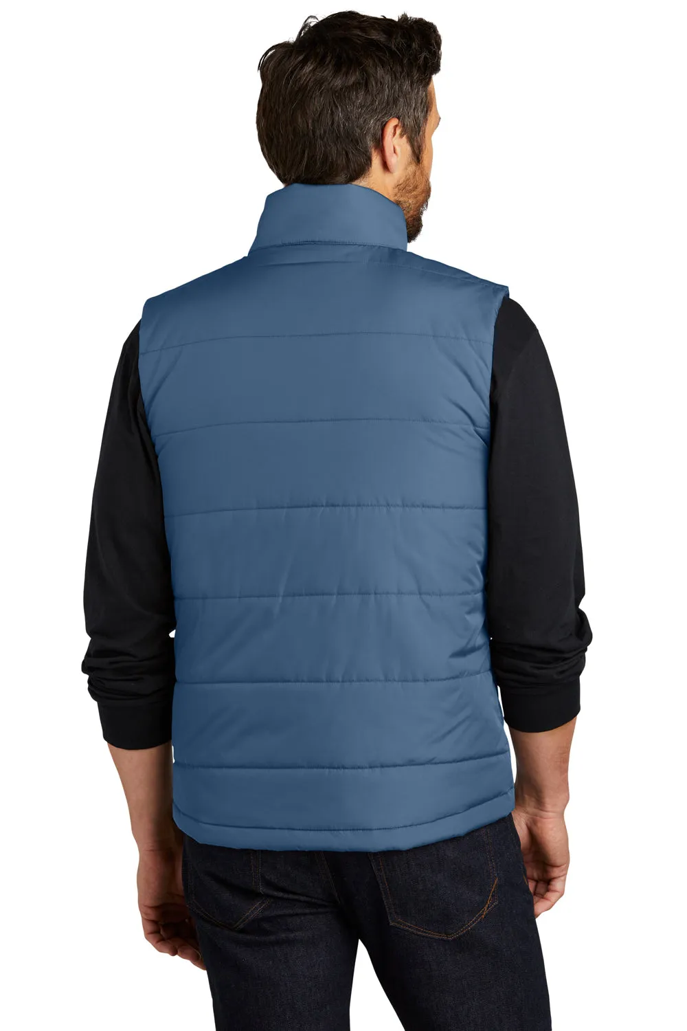 Port Authority Mens Water Resistant Full Zip Puffer Vest - Dusk Blue  Premium quality Clothing Port-Authority