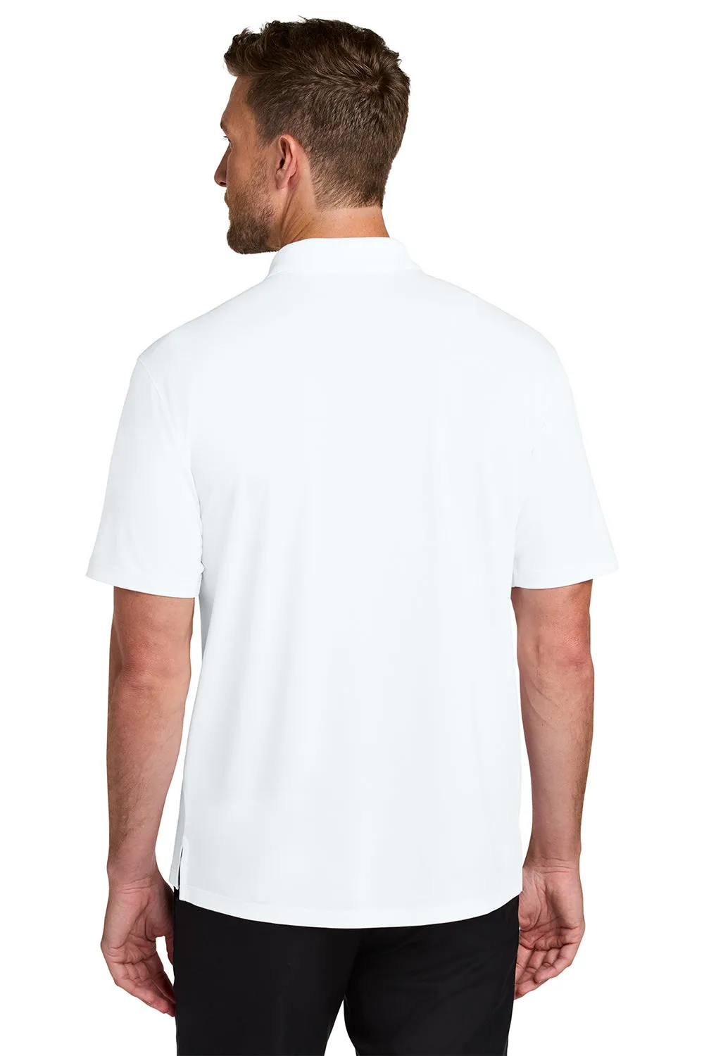Port Authority Mens Wearever Moisture Wicking Pique Short Sleeve Polo Shirt - White  Premium quality Clothing Port-Authority