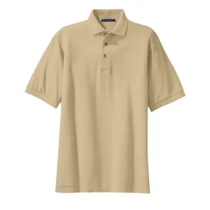 #Port Authority Tall Heavyweight Cotton Pique Polo Port Authority