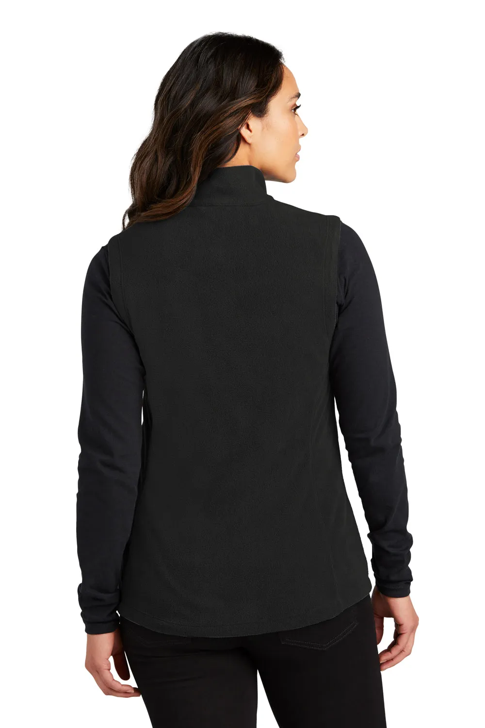 Port Authority Womens Accord Pill Resistant Microfleece Full Zip Vest - Black  Premium quality Clothing Port-Authority