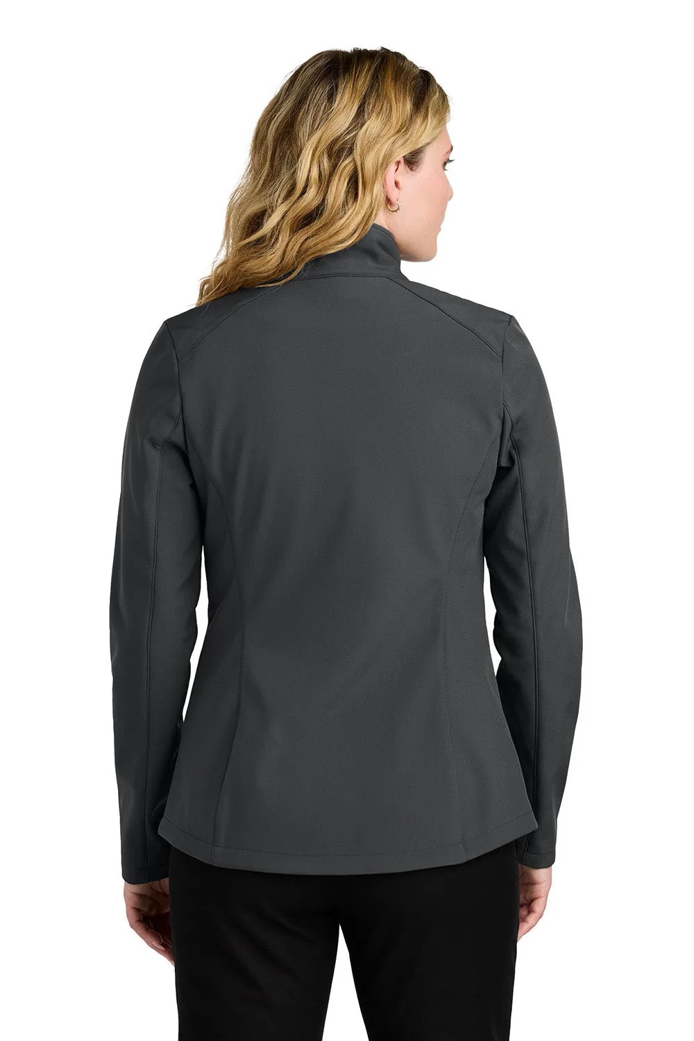 Port Authority Womens C-FREE Core Water Resistant Soft Shell Full Zip Jacket - Steel Grey  Premium quality Clothing Port-Authority