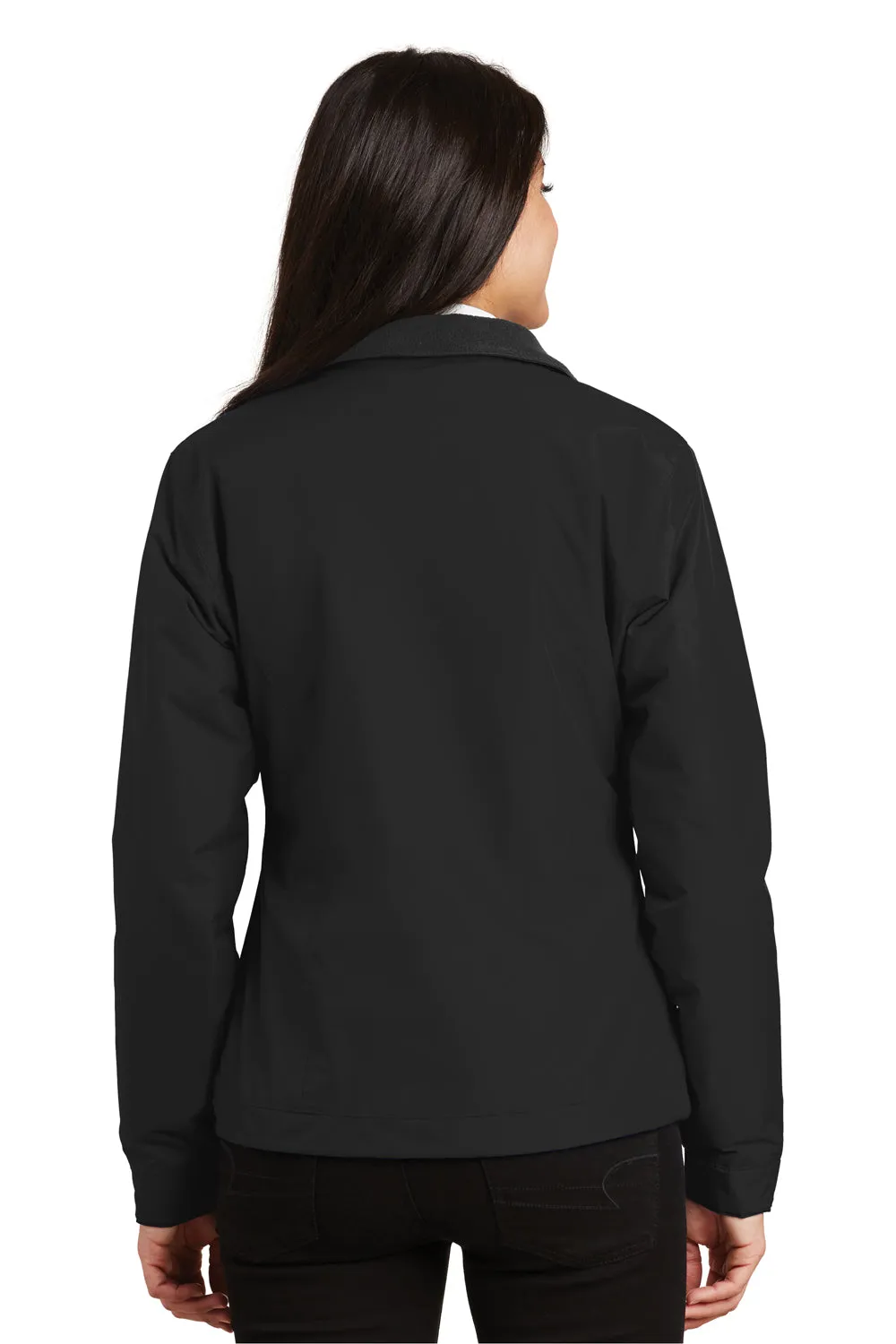 Port Authority Womens Challenger Wind & Water Resistant Full Zip Jacket - Black  Premium quality Clothing Port-Authority
