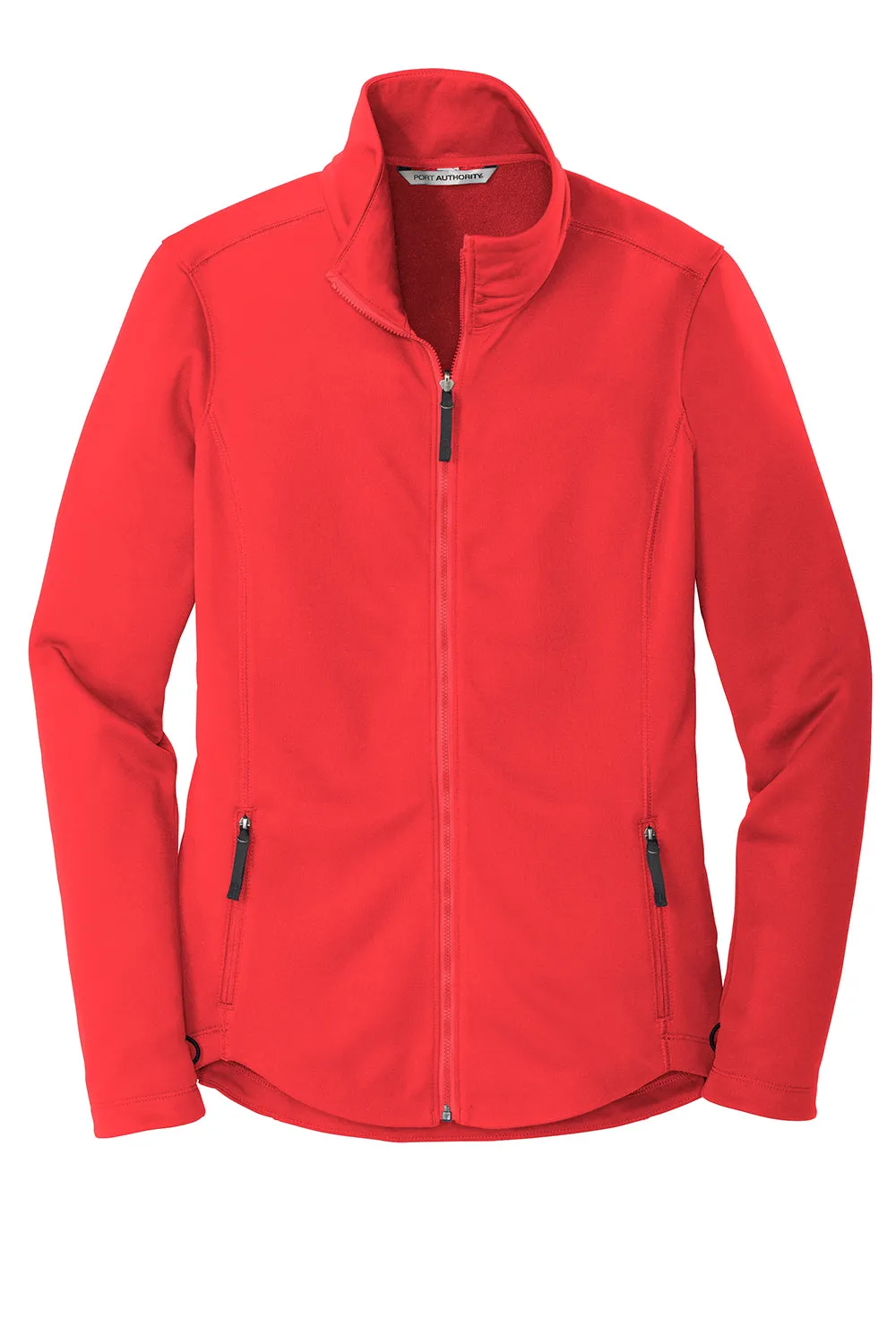 Port Authority Womens Collective Full Zip Smooth Fleece Jacket - Pepper Red - Closeout  Premium quality Clothing Port-Authority